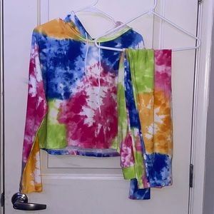 Tie dye matching set